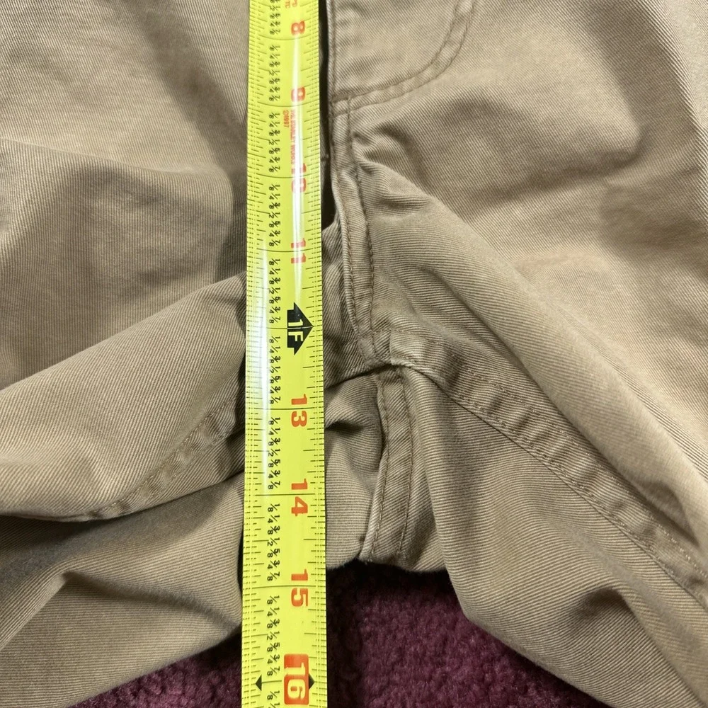 Polo Jeans Company Cargo Shorts Mens 34 Khaki Ralph Lauren MFG USRL Surplus VTG